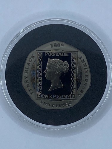 Penny black proof - penny, sterling