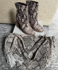 Carvela Taupe Snake print