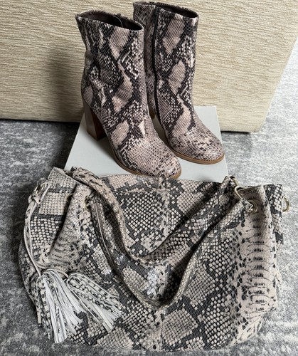 Carvela taupe snake print - carvela,