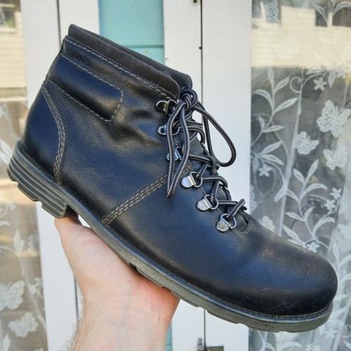Clarks men black - clarks, leather