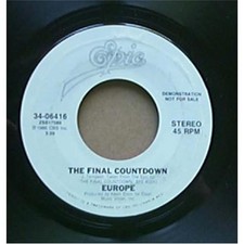 EUROPE FINAL COUNTDOWN 7" DEMO