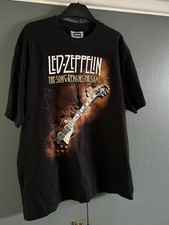 Led Zeppelin The Song Remains The Same T Shirt XL Extra Large The Roxx Guitar