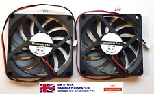 12v 24v 8010 DC 2Pin Brushless Fan 8cm 80x80x10mm 80mm Computer Case Cooling Fan