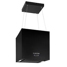 Cooker Hood Island Cooker Extractor Hood 40 cm Kitchen Ceiling Hood Steel Black 