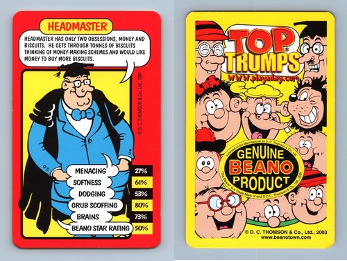 Headmaster the beano - -,