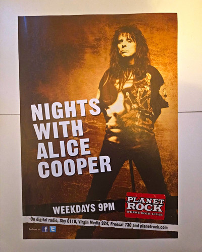 Alice cooper rock mini poster - alice,