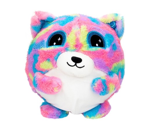 Rainbow plush ball toy - plush,
