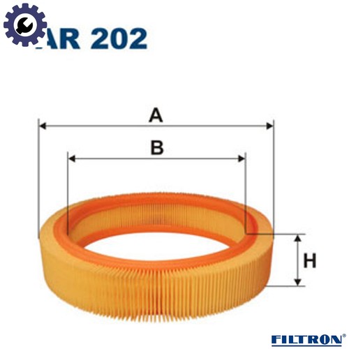 Air filter 202 - air, bedford