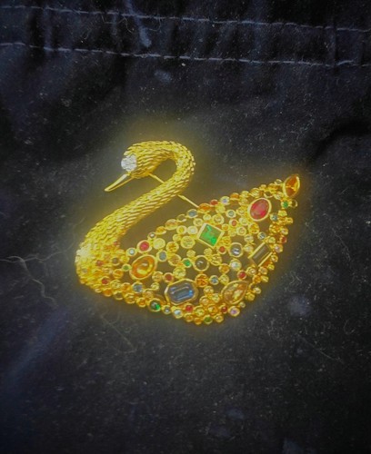 Vintage swarovski swan - vintage, 100th