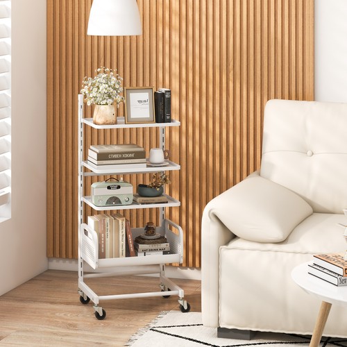Tier rolling cart heavy duty - 4-tier,