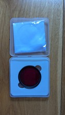Pig Iron 49mm Red R1 Pro Filter. Contrast Booster Camera Lens Circular Filter.
