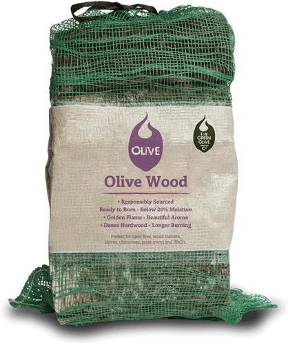 Green olive firewood logs - olive, net