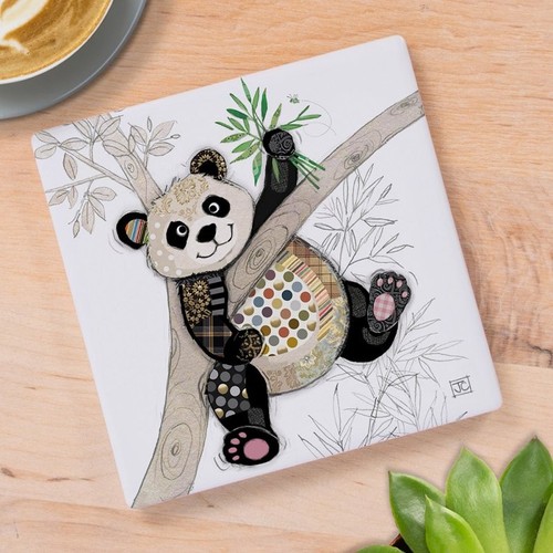 Ceramic bug art panda - bug, zi