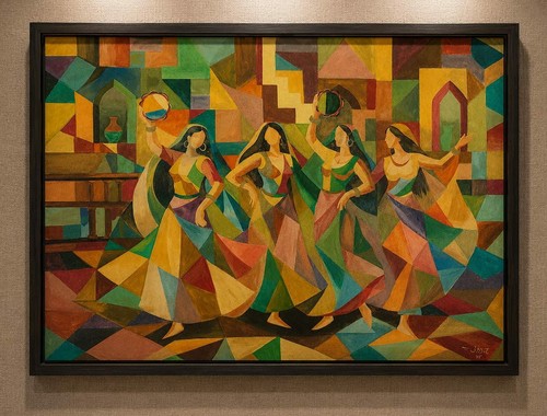 Oil canvas painting by - canvas,