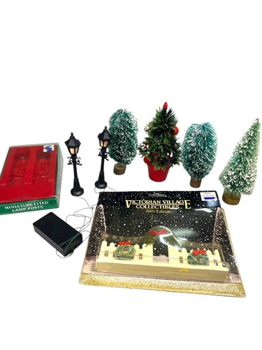 Vintage christmas village - vintage,