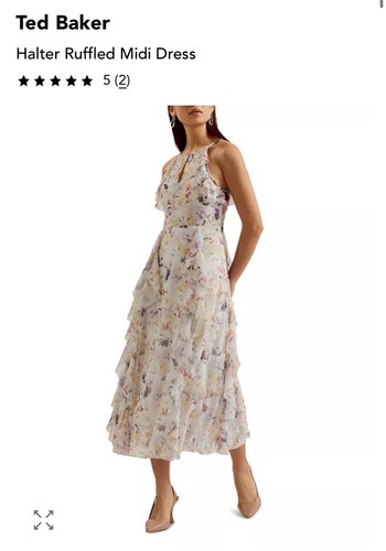 Floral midi dress lauriin - floral,