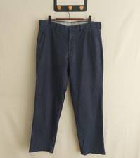 Marks and Spencer Men's Navy Blue Trousers Size W34" L31"