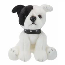 Staffordshire Soft Toy White Staffy, Bull Terrier Cuddly Toys