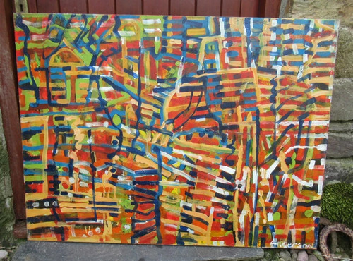 Very large abstract northern - abstract,