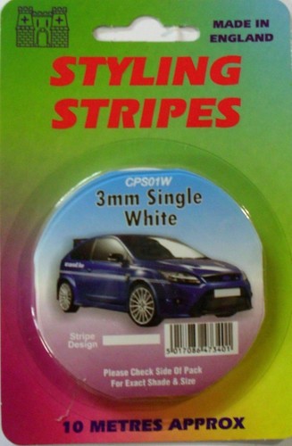 White 3mm 10mtr self - white,