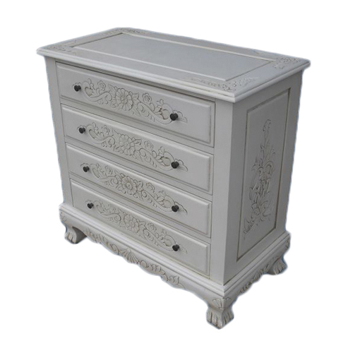 French style hand carved - carved, chest