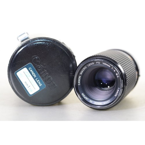 Canon 100 macro - fd, 4.0/100