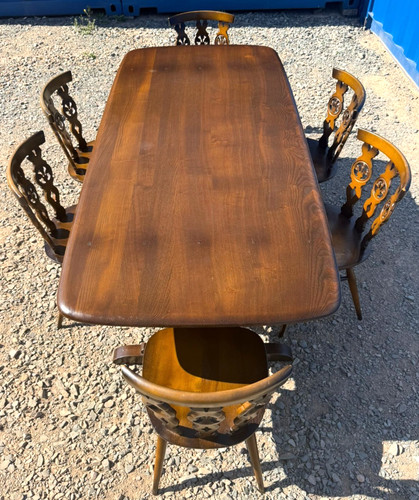Vintage ercol dining table 6 - vintage,