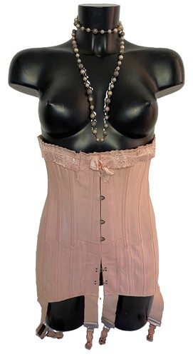 Girdle under bust corset - , boned