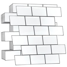 Walplus 12 Pcs 30.5x15.4 cm