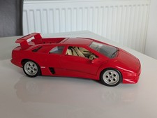 Burago Lamborghini Diablo 1990 Red 1:18 Scale Diecast Model No Box