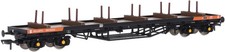 38-150 Bachmann OO Gauge 80T GLW BDA Bogie Bolster Wagon 950414 (Pre-Owned)