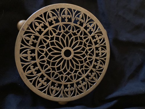 Antique brass pot