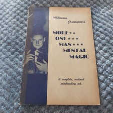 MORE ONE MAN MENTAL MAGIC