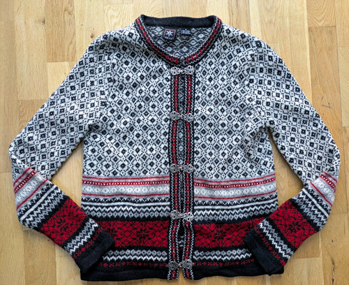 Skyr wool fair isle neck - isle, v-neck