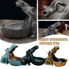 Hippopotamus Statue Home Resin