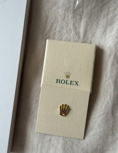 Rolex crown logo lapel pin - rolex,