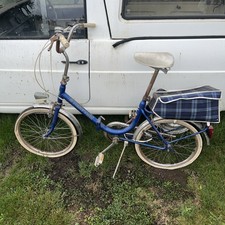 Vintage Stratton Italian Folding Bicycle  Needs TLC / march cambs or station