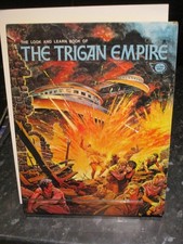 LOOK AND LEARN   THE TRIGAN EMPIRE signed by don lawrence hardback
