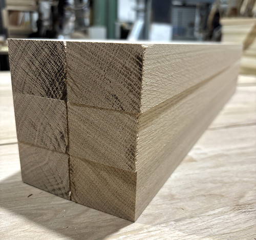 Planed oak hardwood - planed,