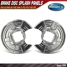 2x Brake Disc Splash Panels Rear for Alpina B6 F06 BMW 5 F10 F11 6 F12 F13 New