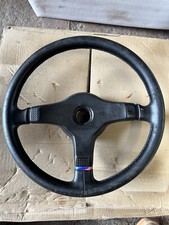 BMW E30 M TECH 1 LEATHER SPORT 3 SPOKE STEERING WHEEL