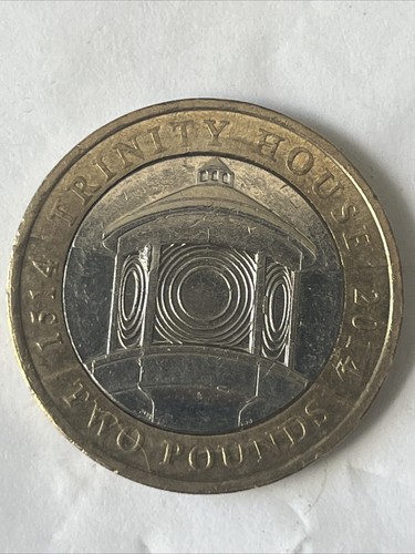 Trinity house pound coin - house, 2