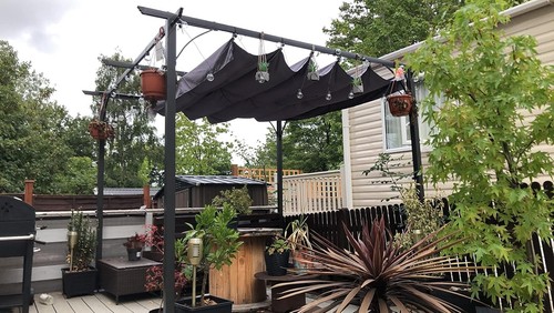 Garden gazebo metal pergola - gazebo,