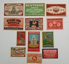 Old matchbox label 12 - matchbox, label-