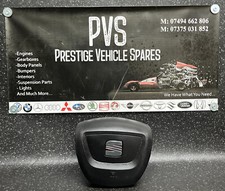 Genuine Seat Leon 1P steering wheel driver centre 5P0880201AE. SRS Bag (133)