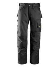 Snickers 3312 DuraTwill Trousers, Black size 262 (47W 37L)