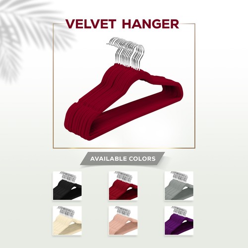 Velvet hangers clothes - velvet,