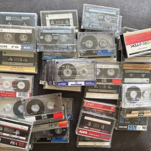 Job lot audio cassettes - lot,