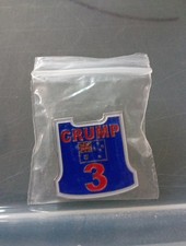 Jason Crump Speedway GP Race Bib Silver Speedway Badge