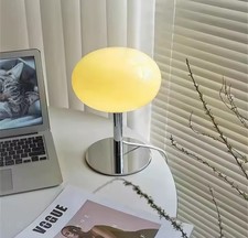 Glass bedside lamp - glass,